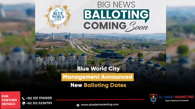 new balloting in blue owrld city - balloting date in blue world city