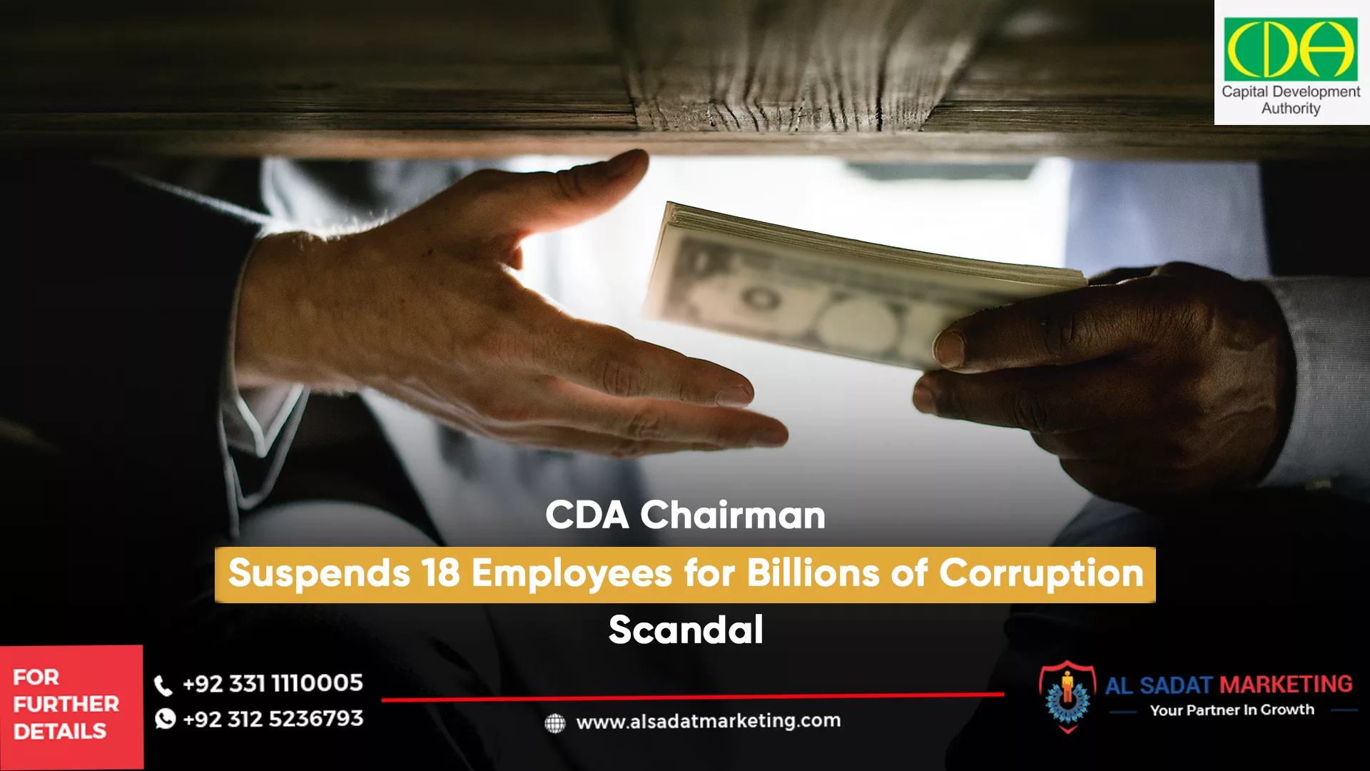 cda employees corruption scandal
