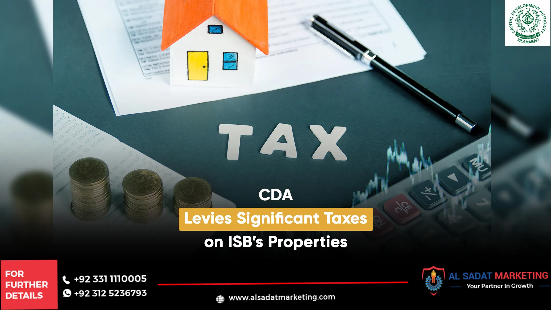 huge tax incement on islamabad properties by cda