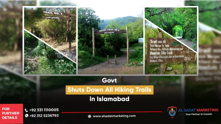 hiking trails closed in islamabad