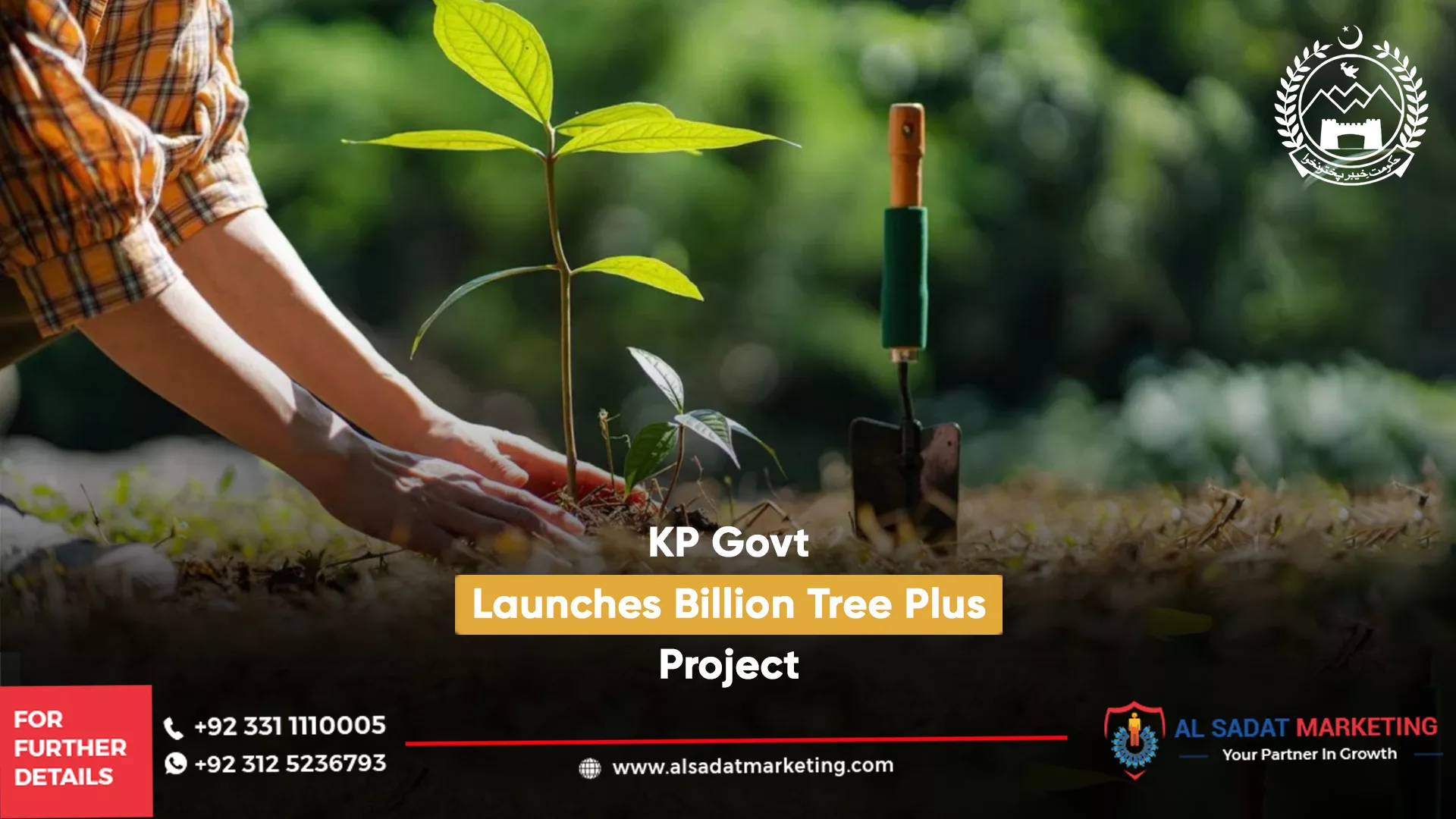 tree palntation project in kp -billion tree plus project in kpk