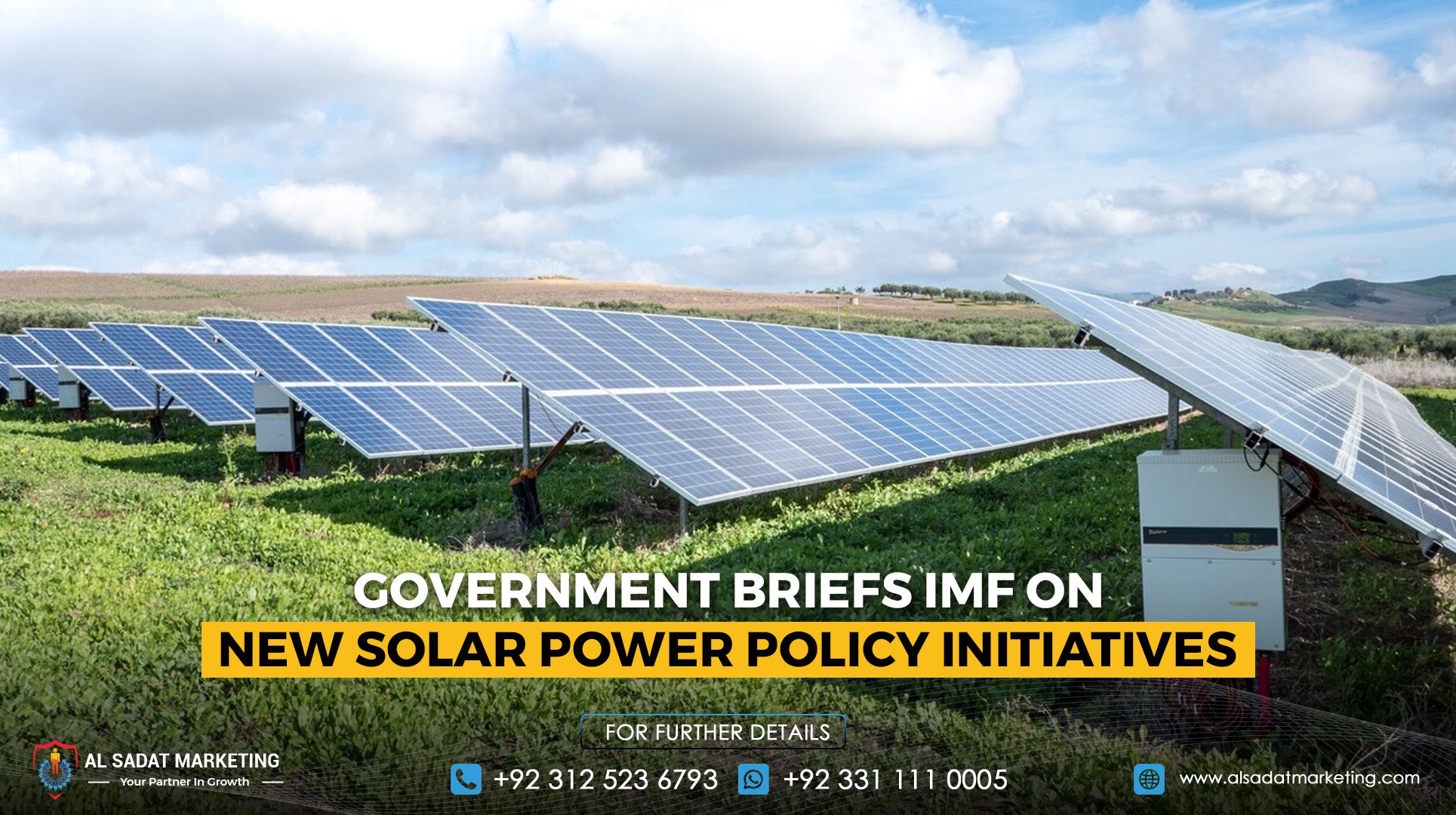 Government Briefs IMF on New Solar Power Policy Initiatives