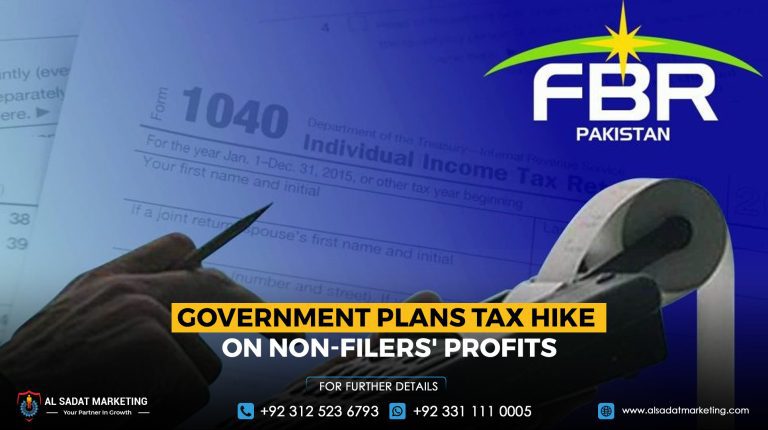 Government Plans Tax Hike on Non-Filers' Profits