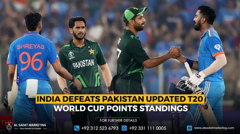 India Defeats Pakistan Updated T20 World Cup Points Standings