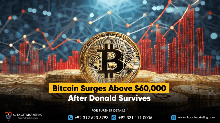 Bitcoin Surges Above $60,000 After Donald Survives