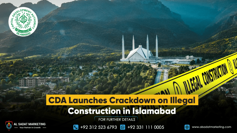 CDA Launches Crackdown on Illegal Construction in Islamabad