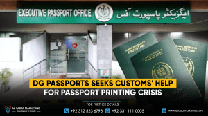 DG Passports Seeks Customs' Help for Passport Printing Crisis