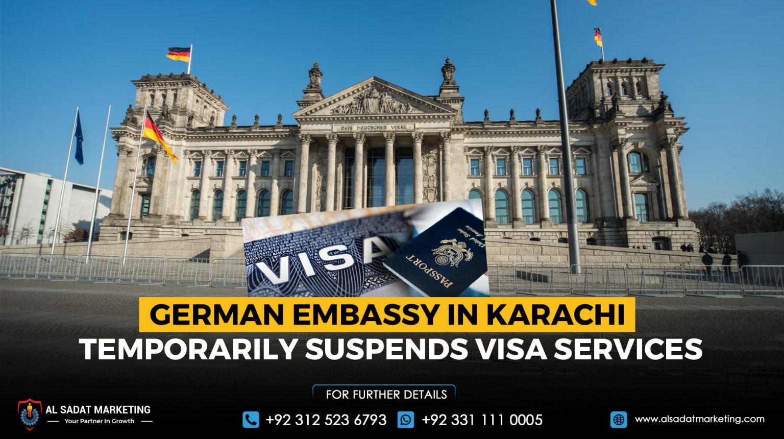 German Embassy In Karachi Temporarily Suspends Visa Services german-embassy-in-karachi-temporarily-suspends-visa-services