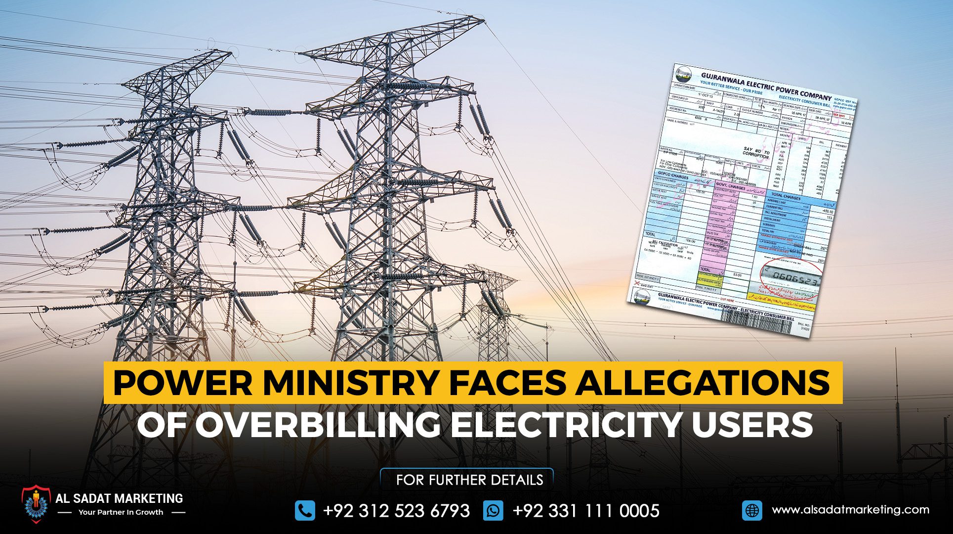 Power Ministry Faces Allegations of Overbilling Electricity Users