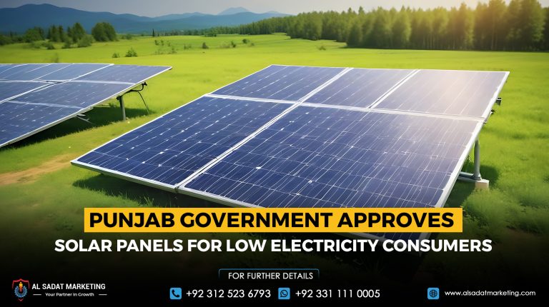 Punjab Government Approves Solar Panels for Low Electricity Consumers