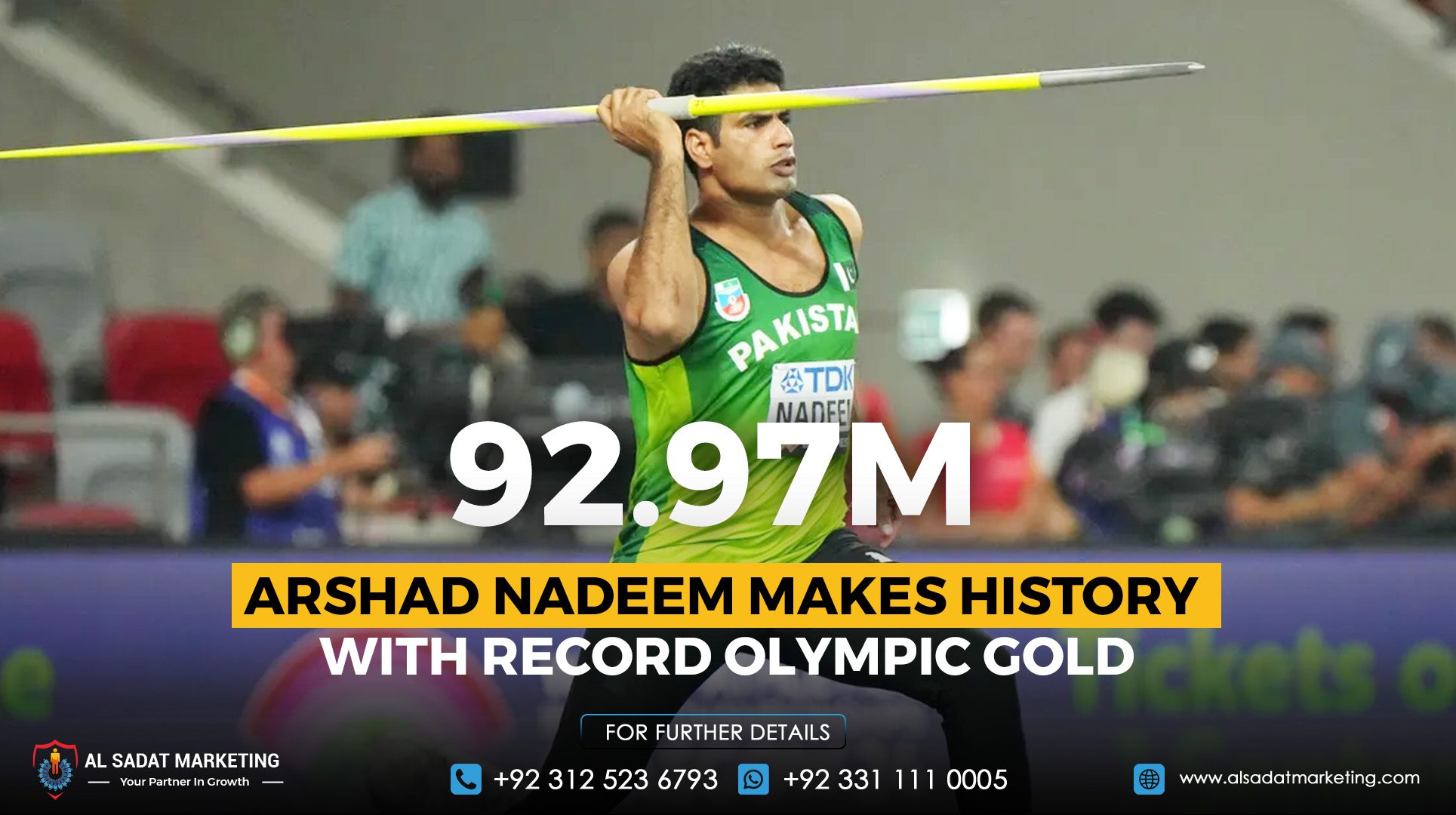 Arshad Nadeem Makes History with Record Olympic Gold