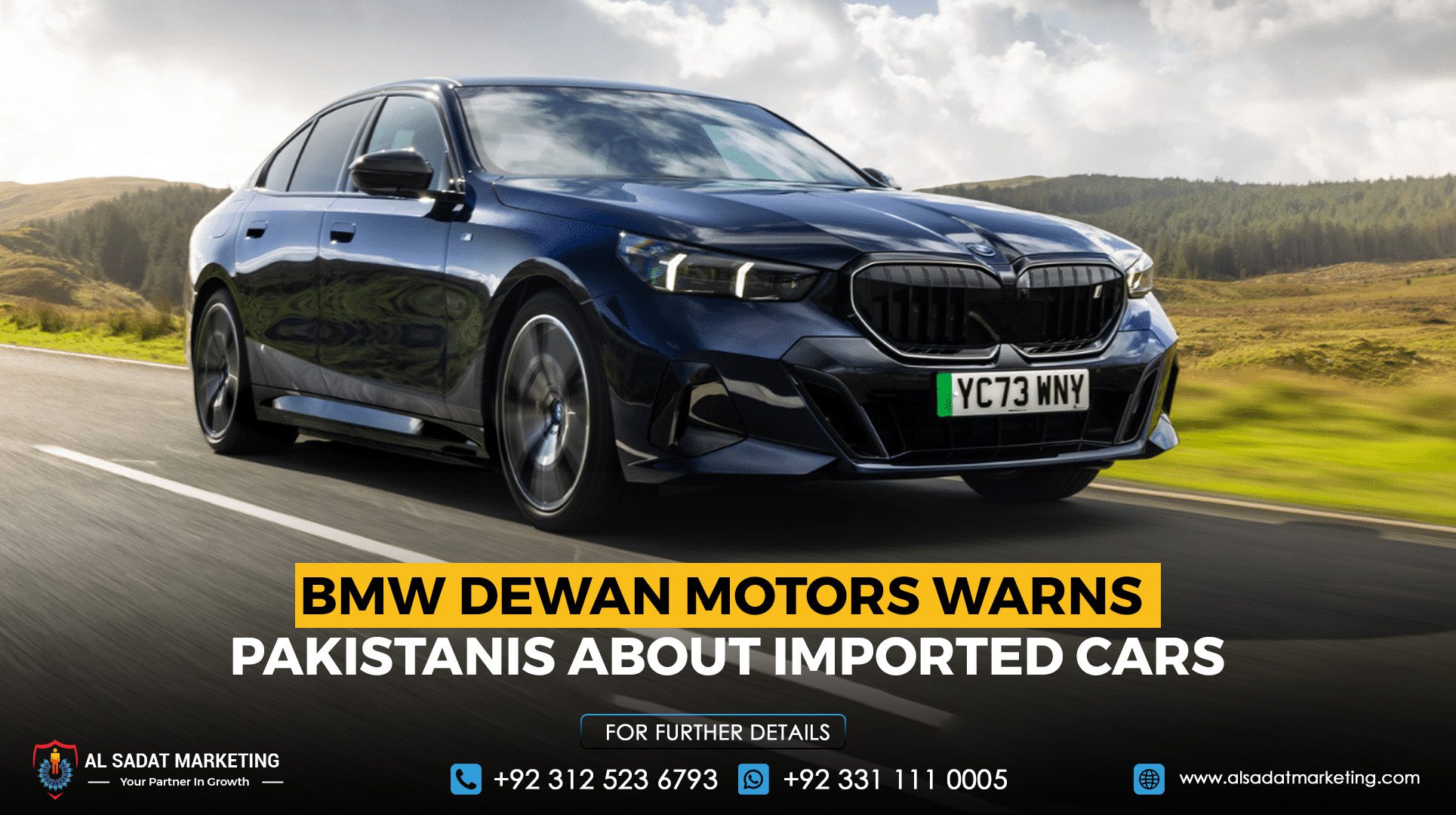 BMW Dewan Motors Warns Pakistanis About Imported Cars