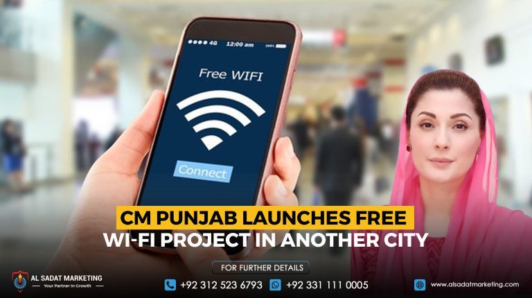 CM Punjab Launches Free Wi-Fi Project in Another City