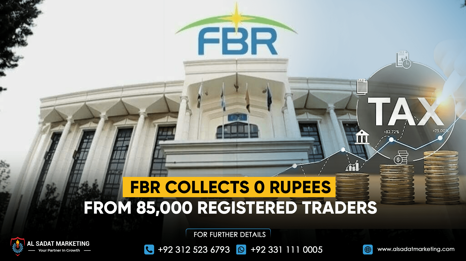 FBR Collects 0 Rupees from 85,000 Registered Traders