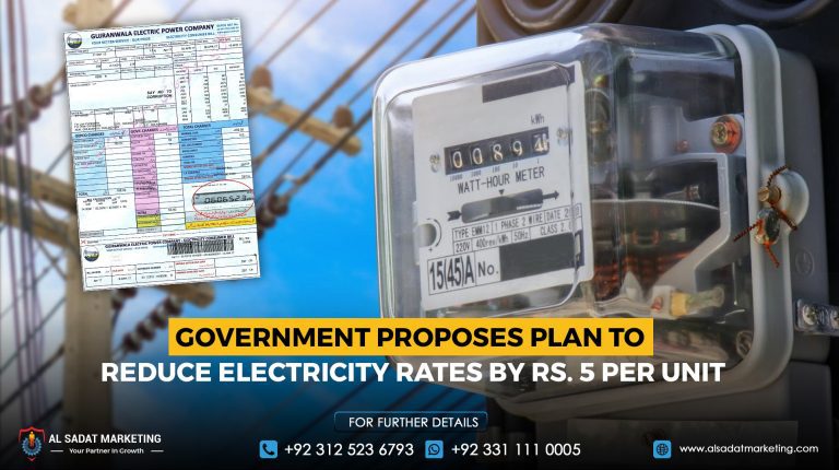 Government Reduce Electricity Rates by Rs. 5 Per Unit