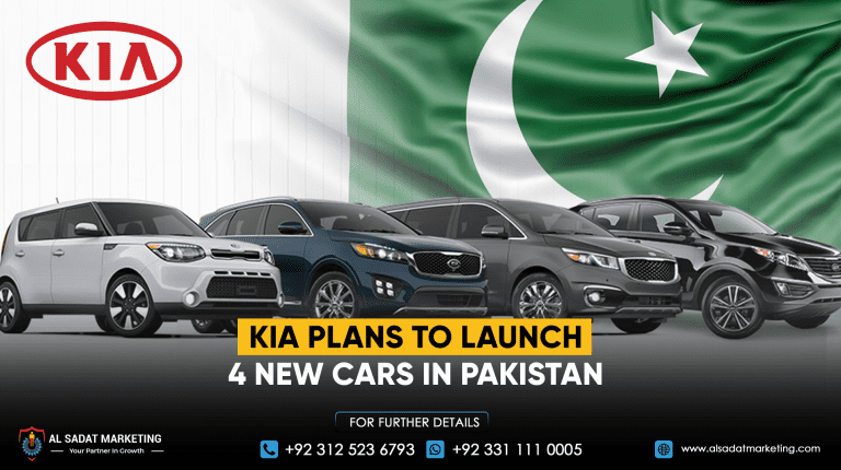 Kia Plans to Launch 4 New Cars in Pakistan