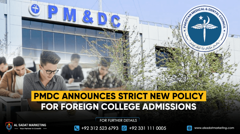 PMDC Strict New Policy for Foreign College Admissions