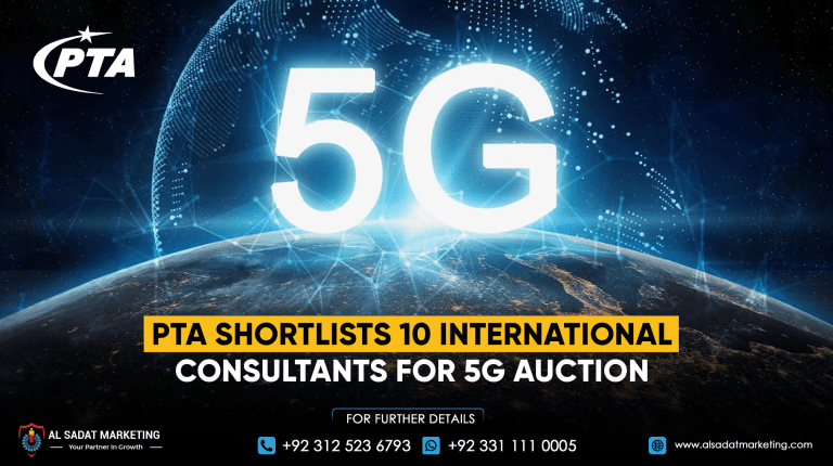 PTA Shortlists 10 International Consultants for 5G Auction