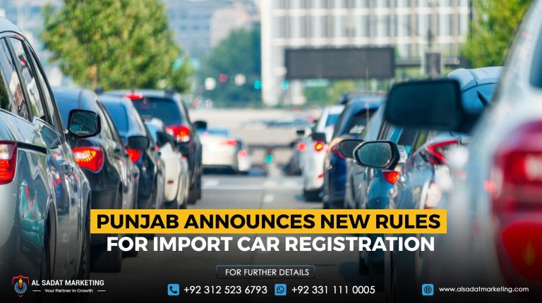 Punjab Announces New Rules for Import Car Registration