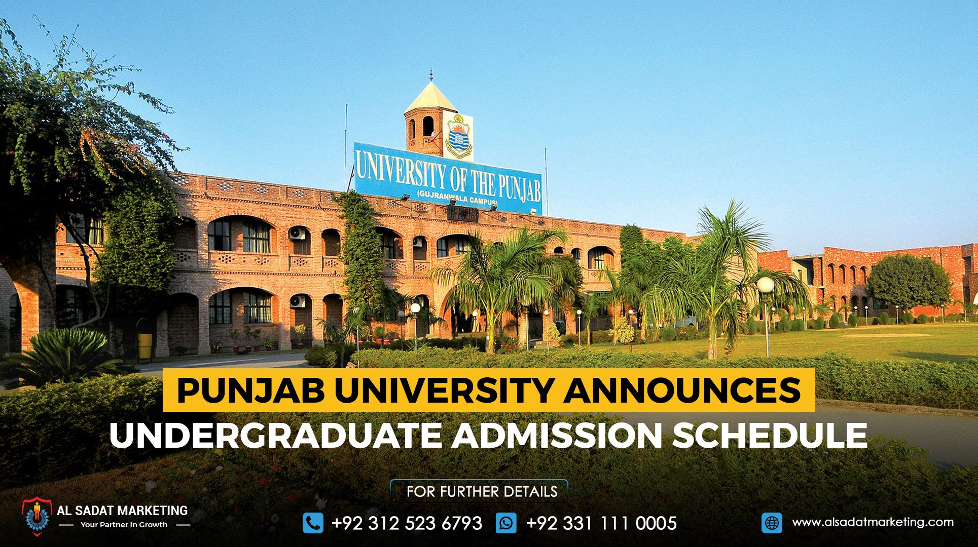 Punjab University Announces Undergraduate Admission Schedule