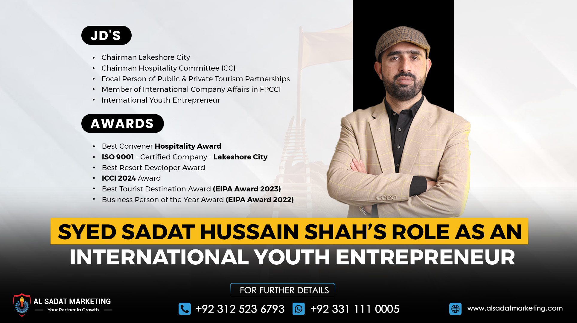 Syed Sadat Hussain Shah’s Role as an International Youth Entrepreneur