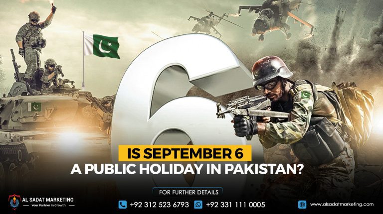 Is September 6 a Public Holiday in Pakistan?