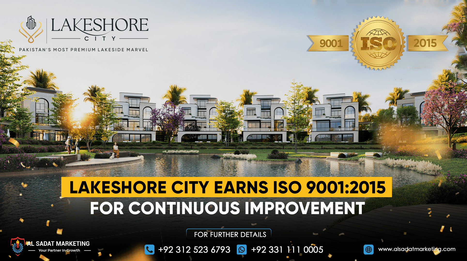 Lakeshore City Earns ISO 90012015 for Continuous Improvement.