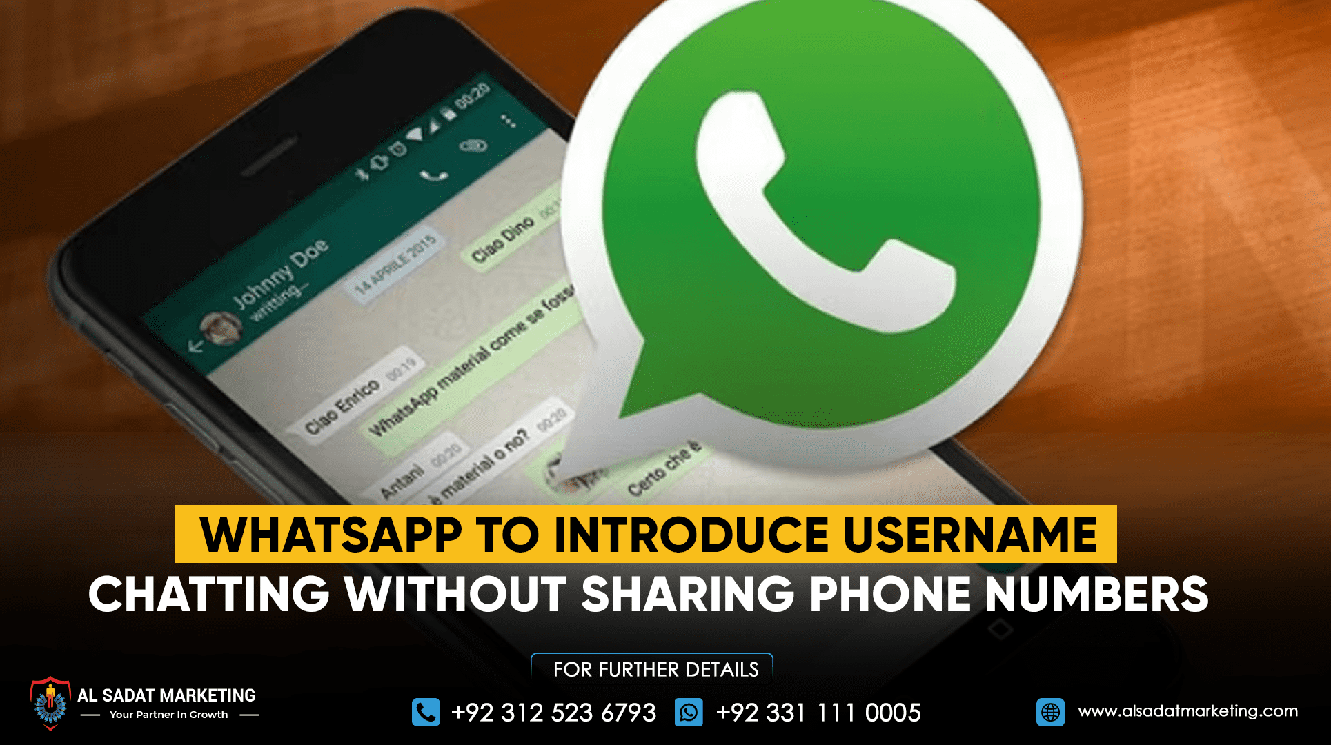 WhatsApp Introduce Username Chatting without Numbers