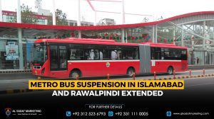 Metro Bus Suspension in Islamabad and Rawalpindi Extended