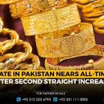 Gold Prices in Pakistan Close to Record High After Second Consecutive Rise