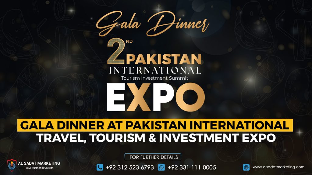 Gala Dinner at Pakistan International Travel, Tourism & Investment Expo