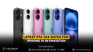 Latest PTA Tax Rates for iPhone 16 in Pakistan