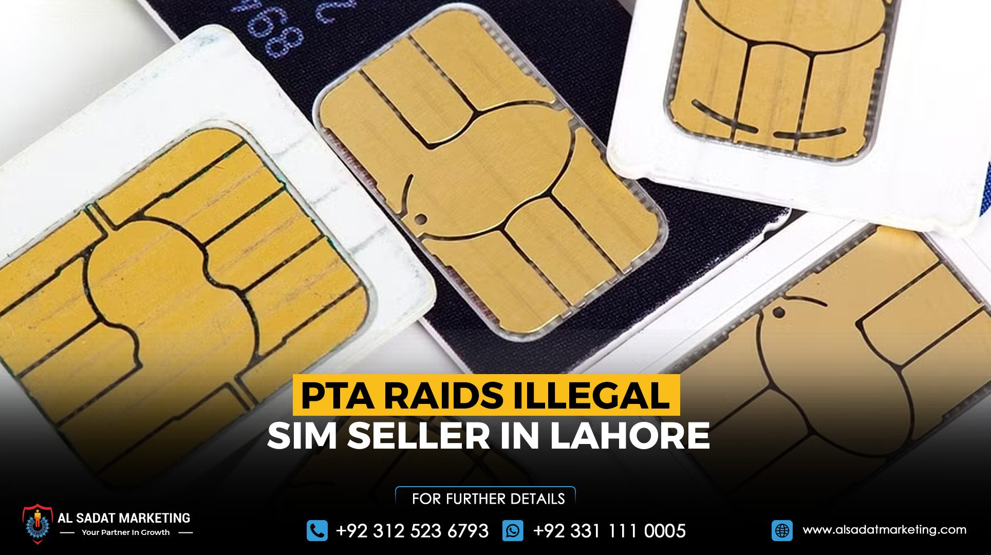 PTA Raids Illegal SIM Seller in Lahore