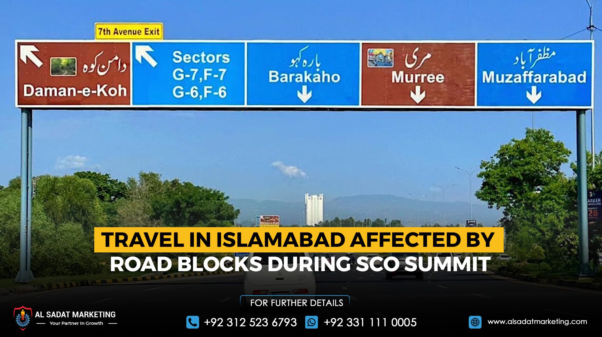 Travel in Islamabad Affected by Road Blocks During SCO Summit