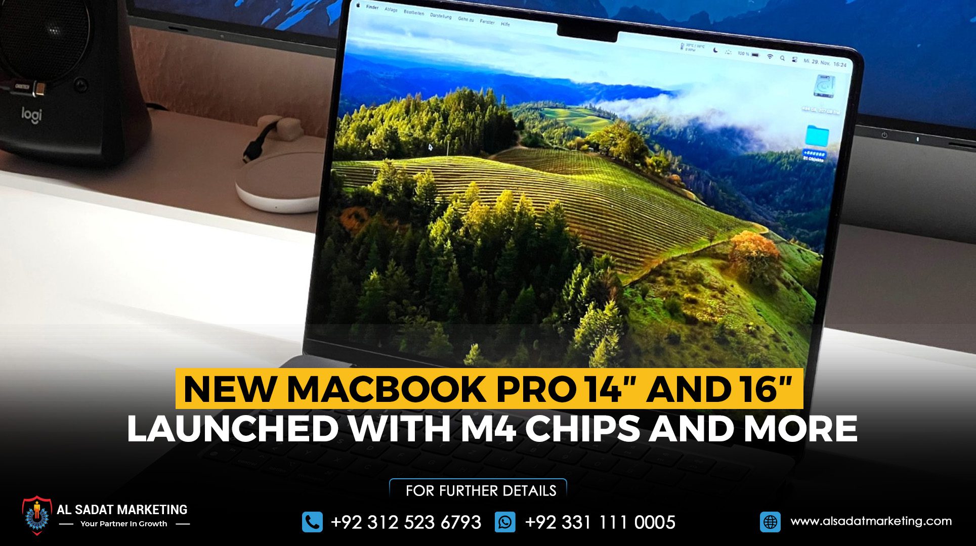 New MacBook Pro 14″ and 16″ Launched with M4 Chips and More