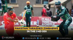 Pakistan Thrashed Zimbabwe in the 2nd Odi