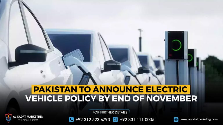 Pakistan to Announce Electric Vehicle Policy by End of November