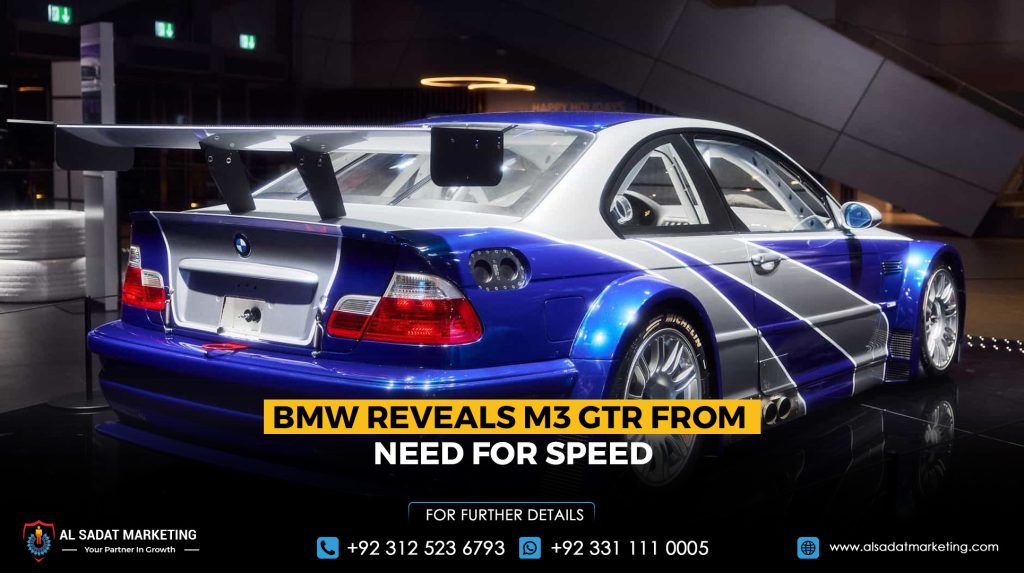 BMW Reveals M3 GTR From Need For Speed