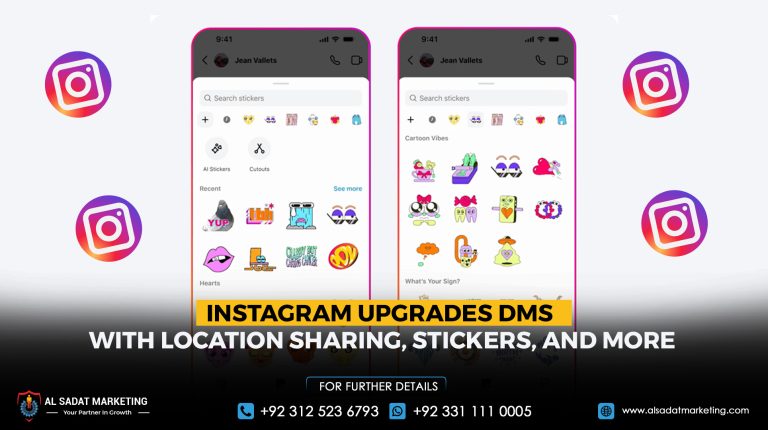 Instagram Upgrades DMs With Location Sharing, Stickers, and More