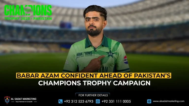 Babar Azam Confident Ahead of Pakistan’s Champions Trophy Campaign