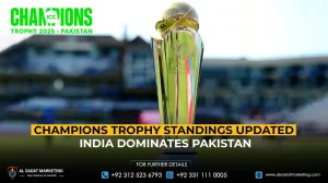 Champions Trophy Points Table Updated India Dominates Pakistan