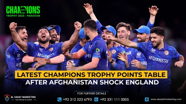 Latest Champions Trophy Points Table After Afghanistan Shock England