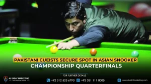 Pakistani Cueists Secure Spot in Asian Snooker Championship Quarterfinals