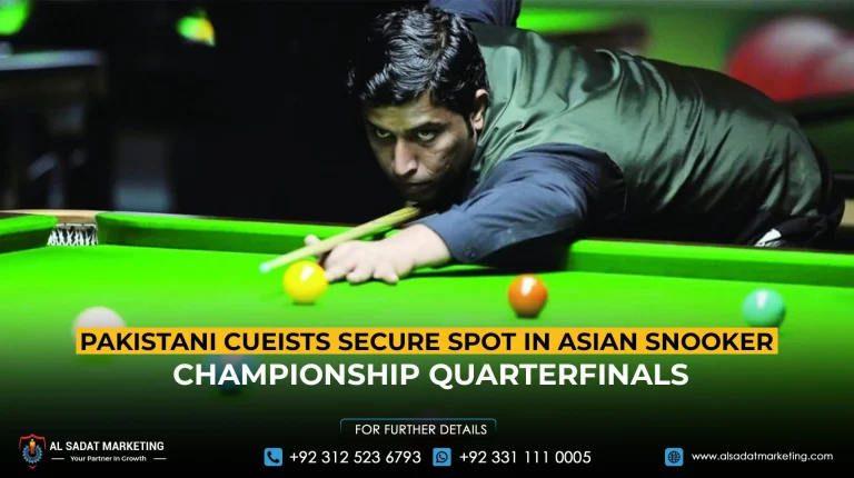 Pakistani Cueists Secure Spot in Asian Snooker Championship Quarterfinals