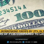 Pakistan’s Borrowing Drops by 27% in First Seven Months of FY25 Compared to Last Year