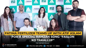 Fatima Fertilizer Teams Up with Atif Aslam for a Special Ramzan Song Faslon Ko Takalluf