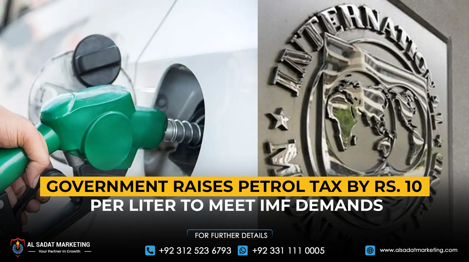 Government Raises Petrol Tax by Rs. 10 Per Liter to Meet IMF Demands