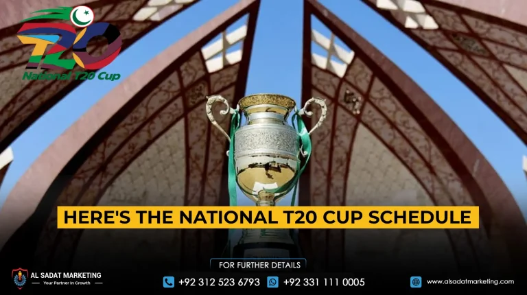 Here's the National T20 Cup Schedule