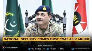 National Security Comes First COAS Asim Munir