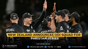 New Zealand Announces ODI Squad for Pakistan Series